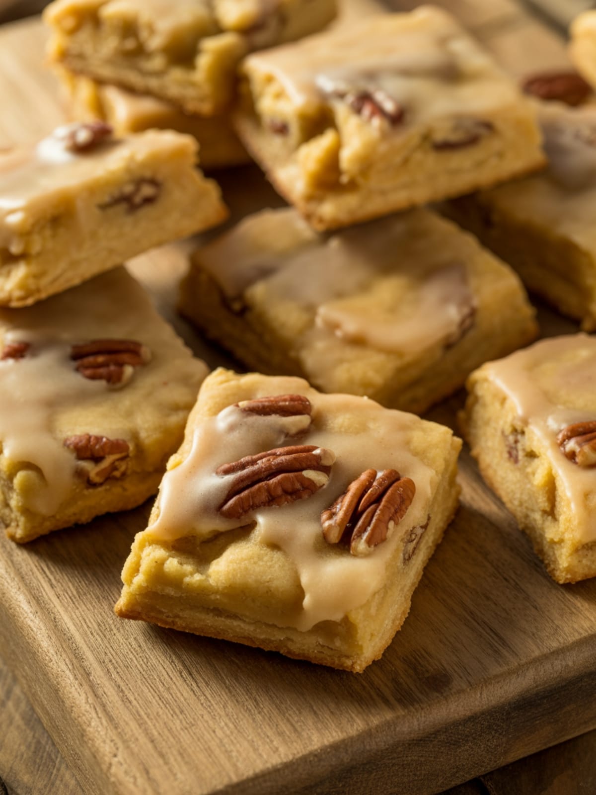 Buttery Maple Pecan Shortbread Cookies Recipe