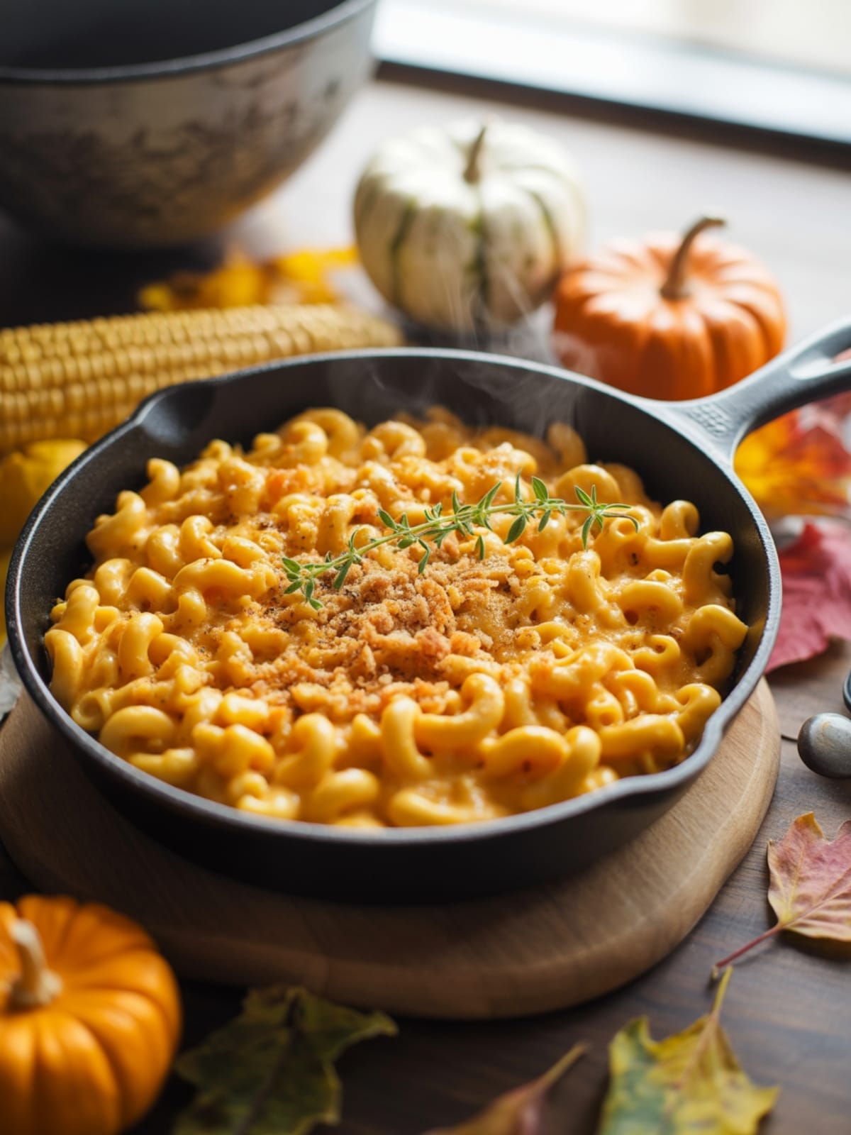 Cozy One Pot Stove-Top Pumpkin Mac and Cheese That'll Change Your Pasta Game