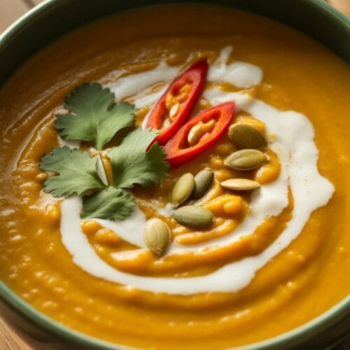 Cozy & Quick Thai Coconut Pumpkin Soup You'll Crave All Season