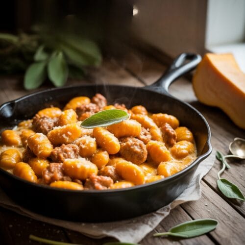 Creamy Butternut Squash Gnocchi with Sausage: A Comfort Food Masterpiece
