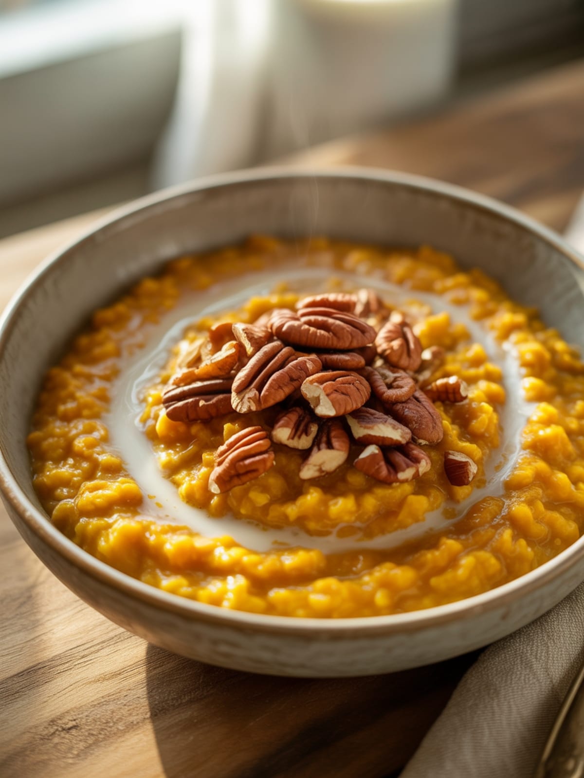 Crockpot Butternut Squash Oatmeal
