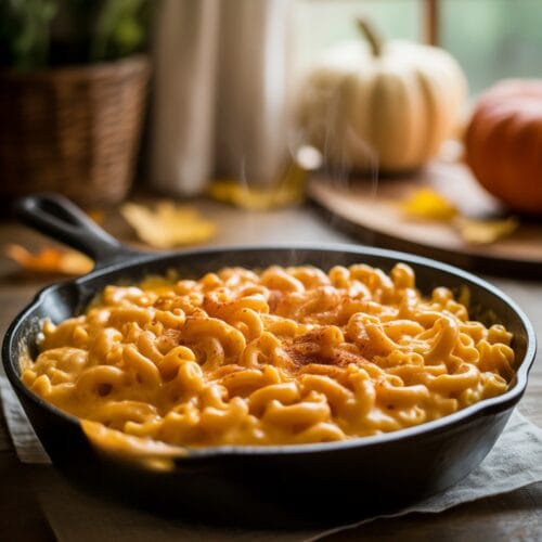 One Pot Stove-Top Pumpkin Mac and Cheese