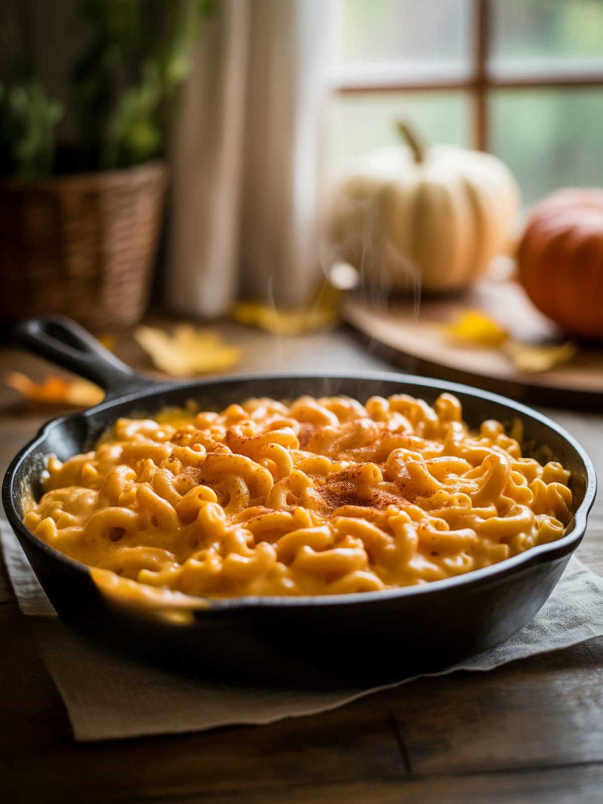 One Pot Stove-Top Pumpkin Mac and Cheese