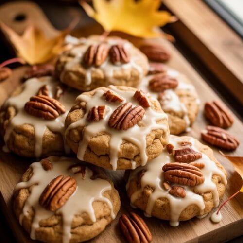 Easy Maple Pecan Pleasure Cookies