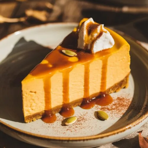 Easy Vegan No Bake Pumpkin Cheesecake Recipe