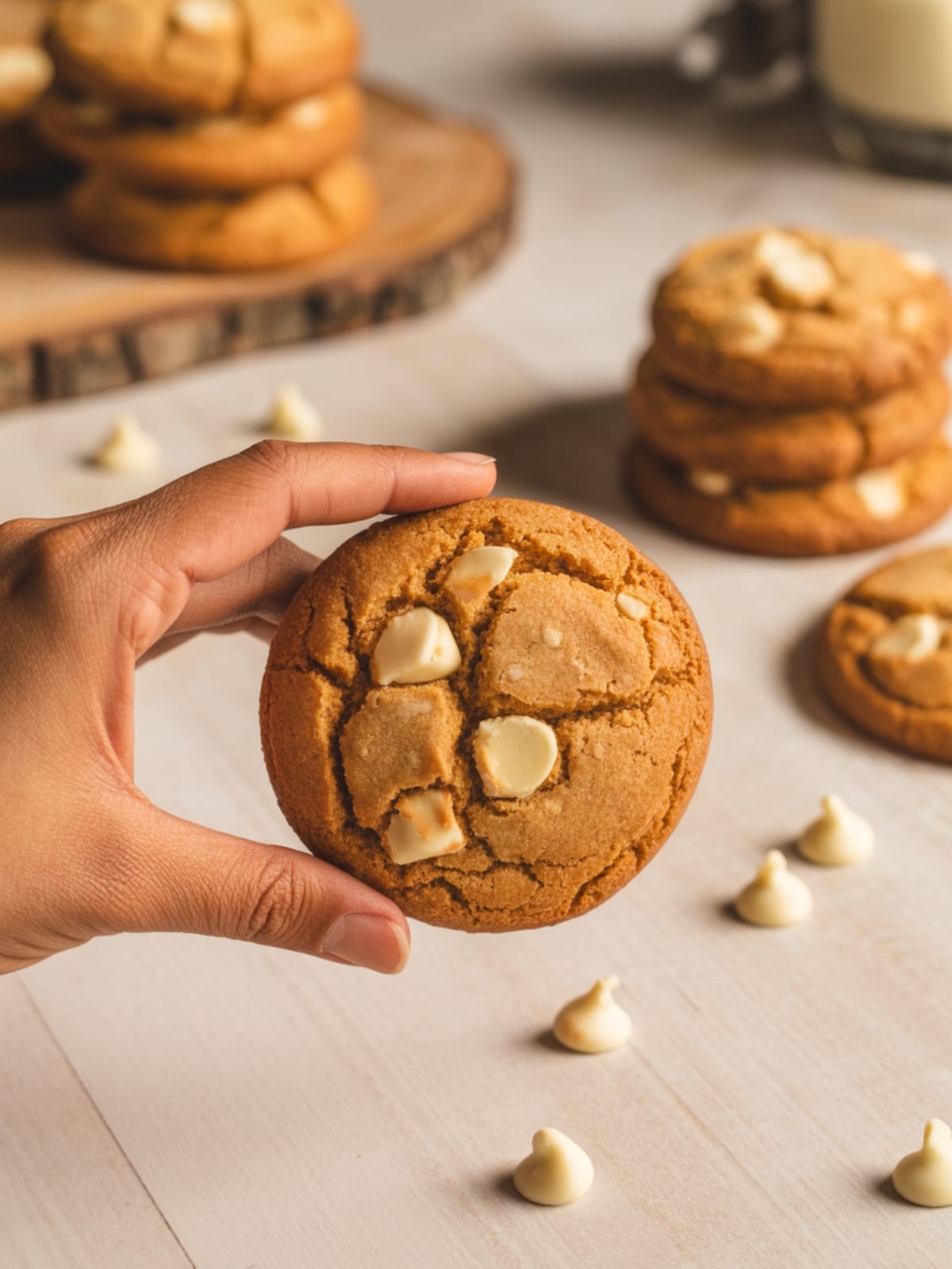 Fall's Perfect Treat: Soft Pumpkin White Chocolate Chip Cookies