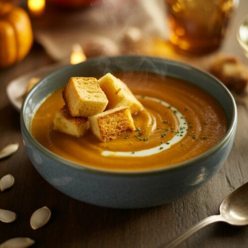 French Pumpkin Soup Creamy and Smoky