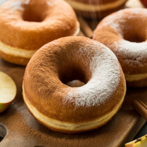 Fried Apple Cider Donuts