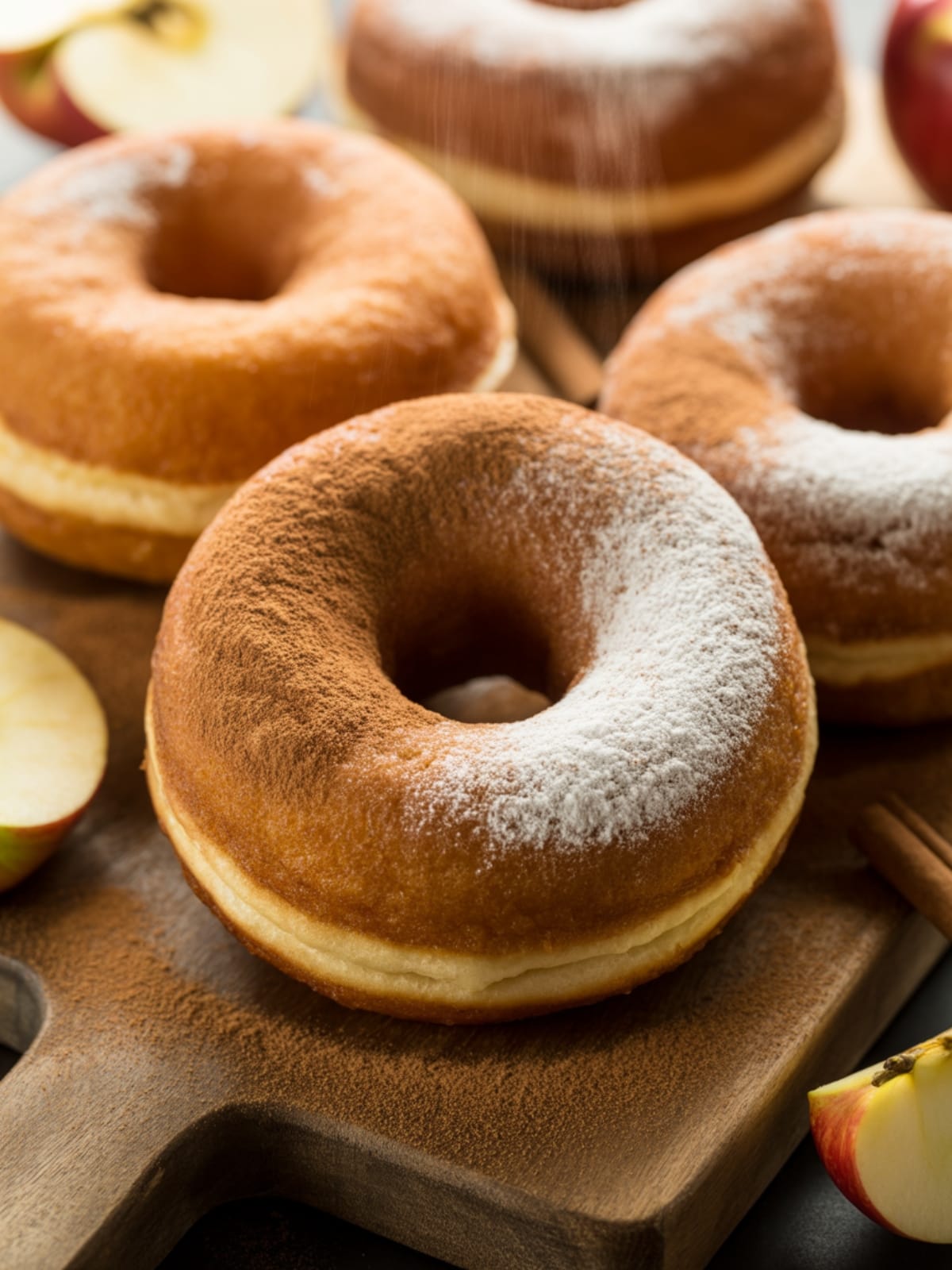 Fried Apple Cider Donuts