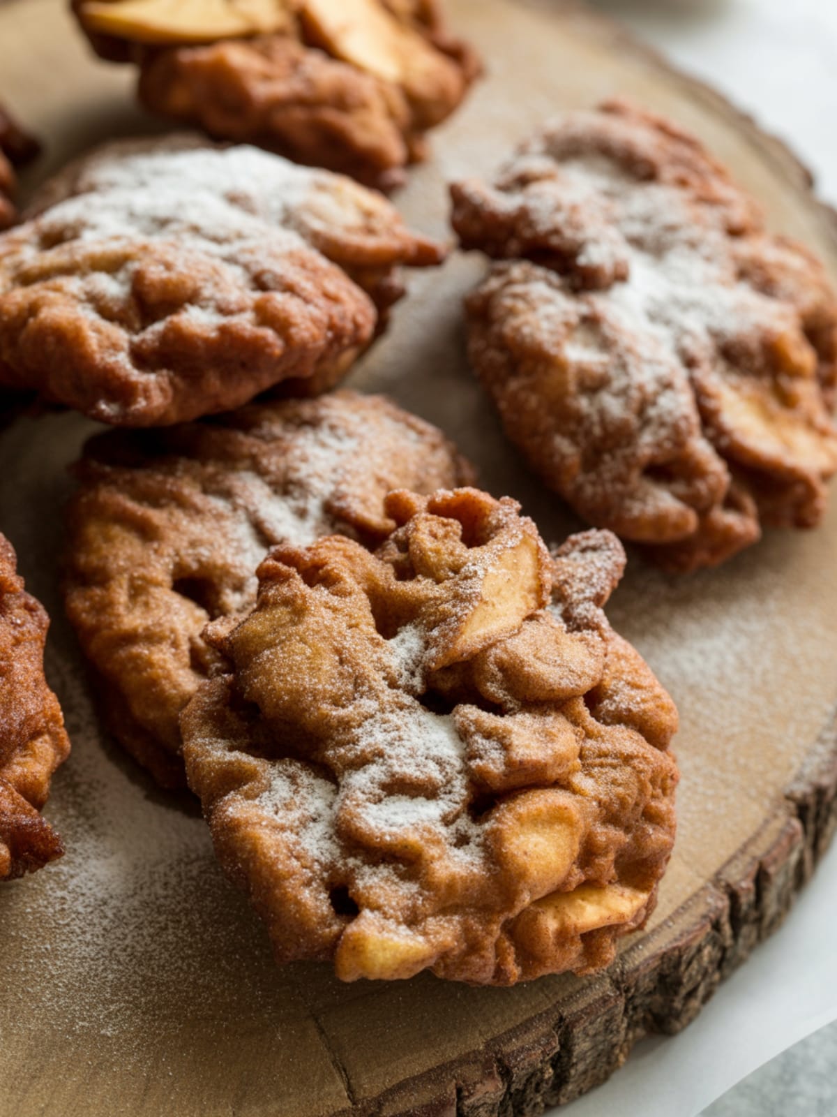 Glazed Cinnamon Apple Fritters