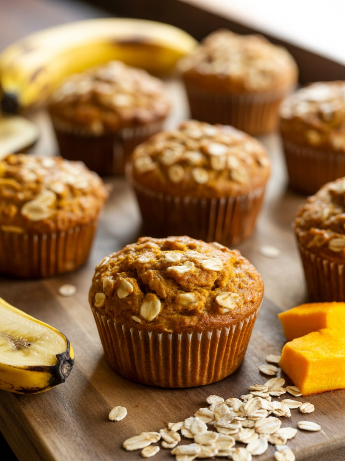 Heavenly Pumpkin Banana Oatmeal Muffins That'll Transform Your Breakfast