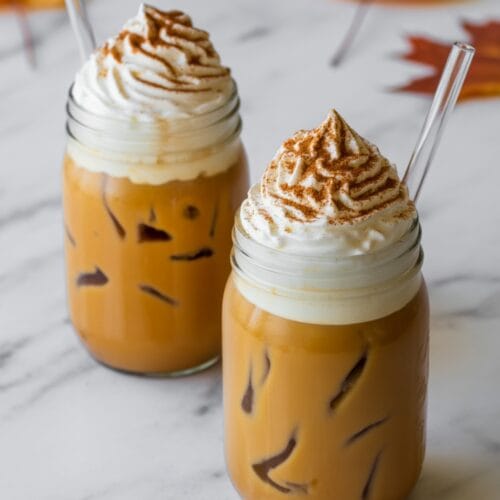 Iced Pumpkin Spice Latte