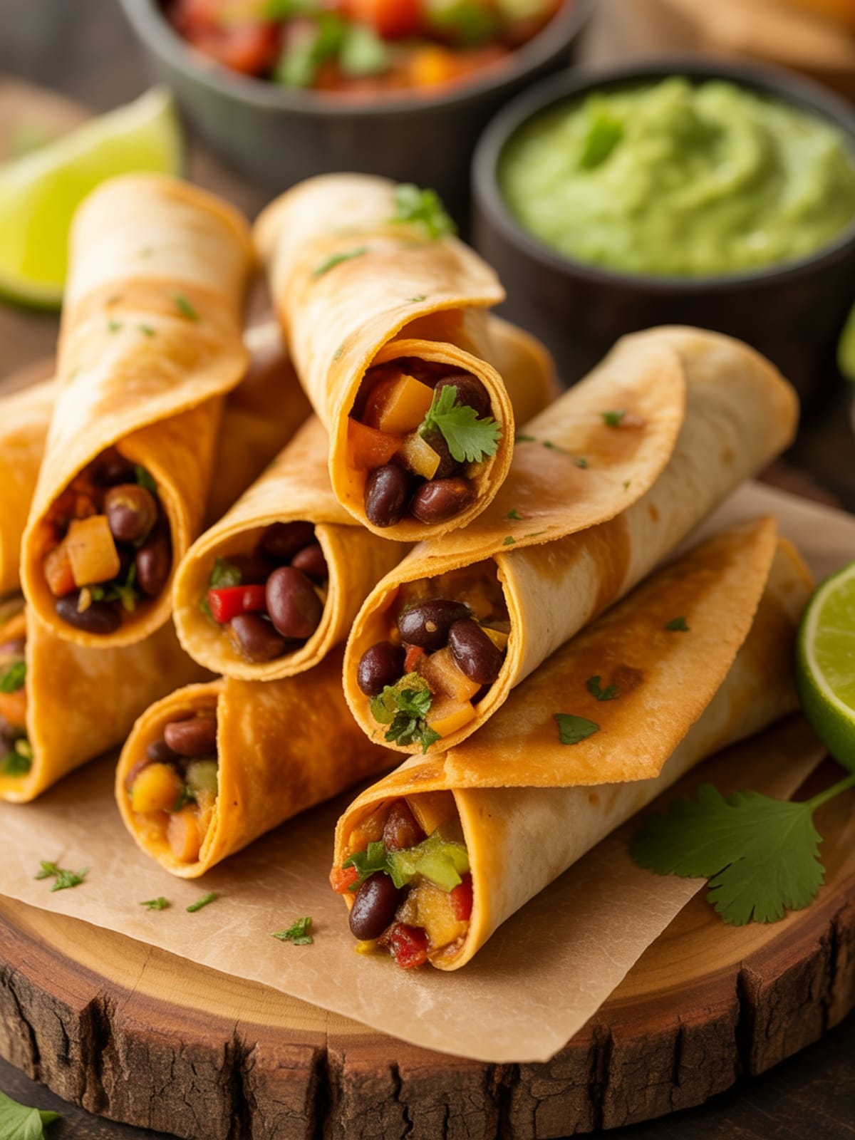 Irresistible Mini Vegan Taquitos: Perfect Party Pleasers