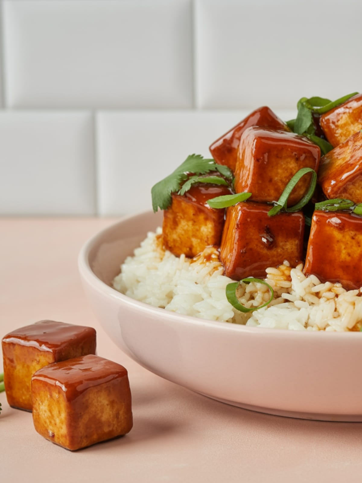 Maple Miso Glazed Tofu