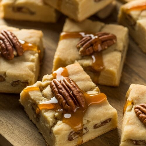 Maple Pecan Shortbread Cookies