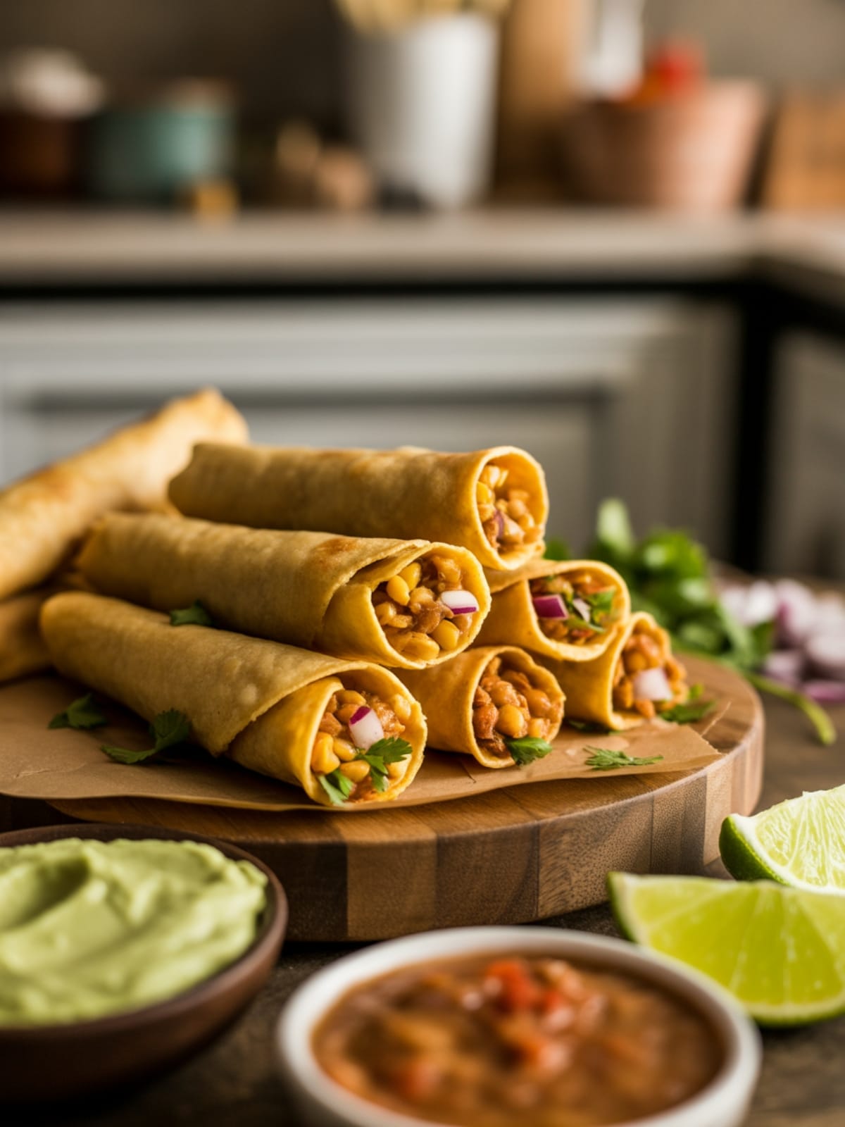 Mini Vegan Taquitos