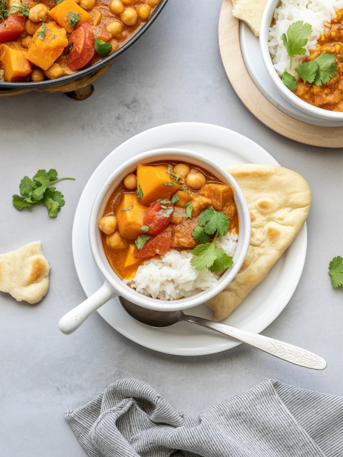 Moroccan Pumpkin & Chickpea Stew- A Warming Spiced Comfort in a Bowl