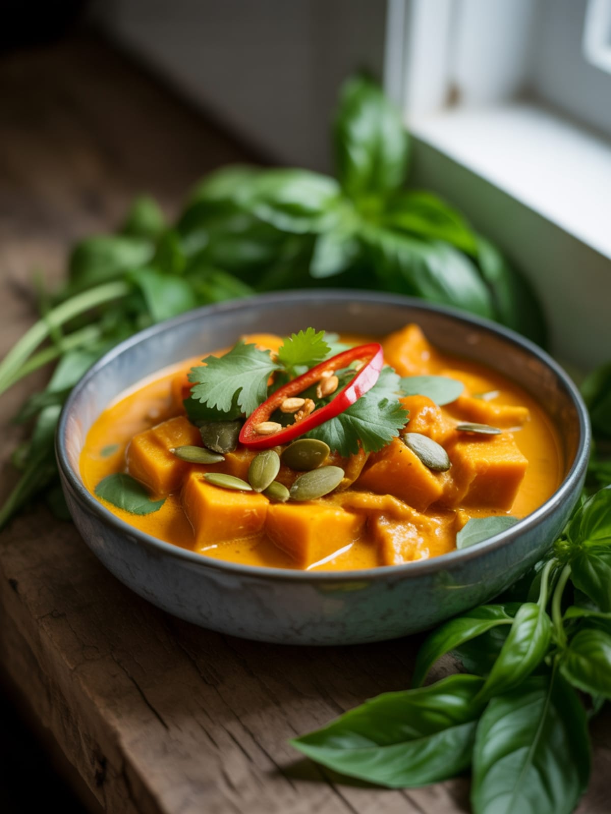 Pumpkin Thai Curry Healthy Fall Flavor Recipe