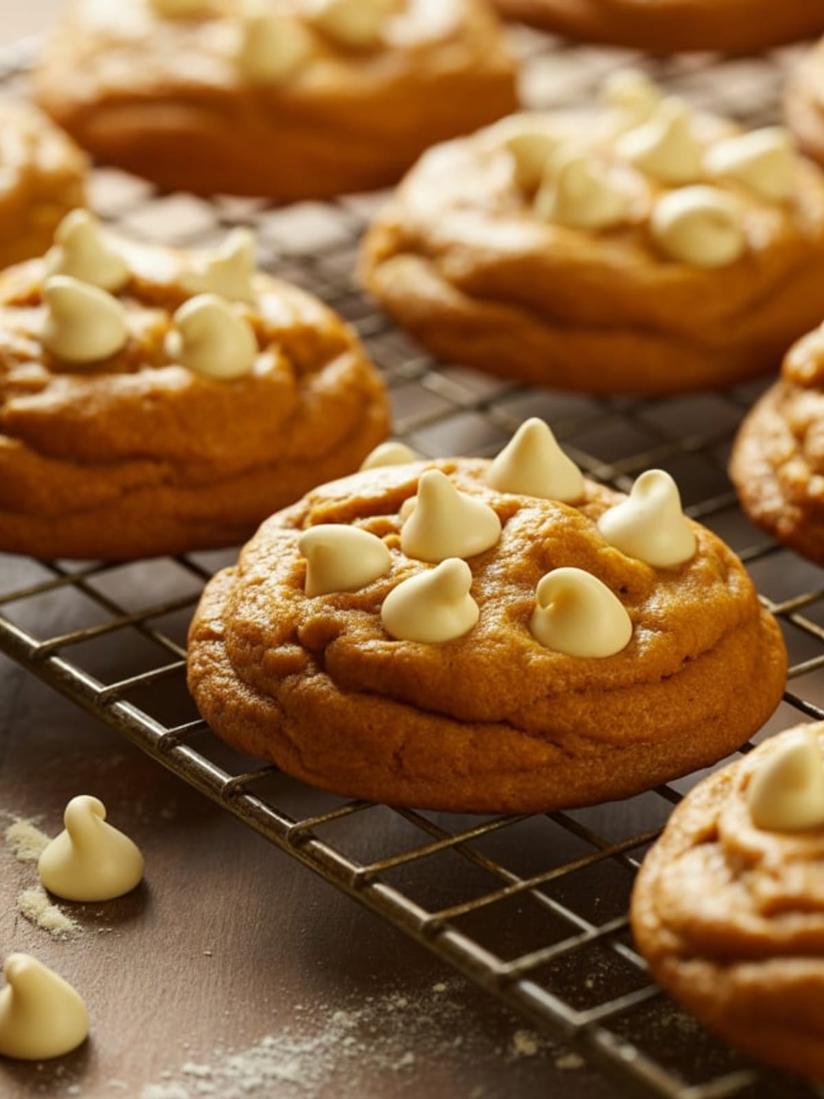Pumpkin White Chocolate Chip Cookies Recipe