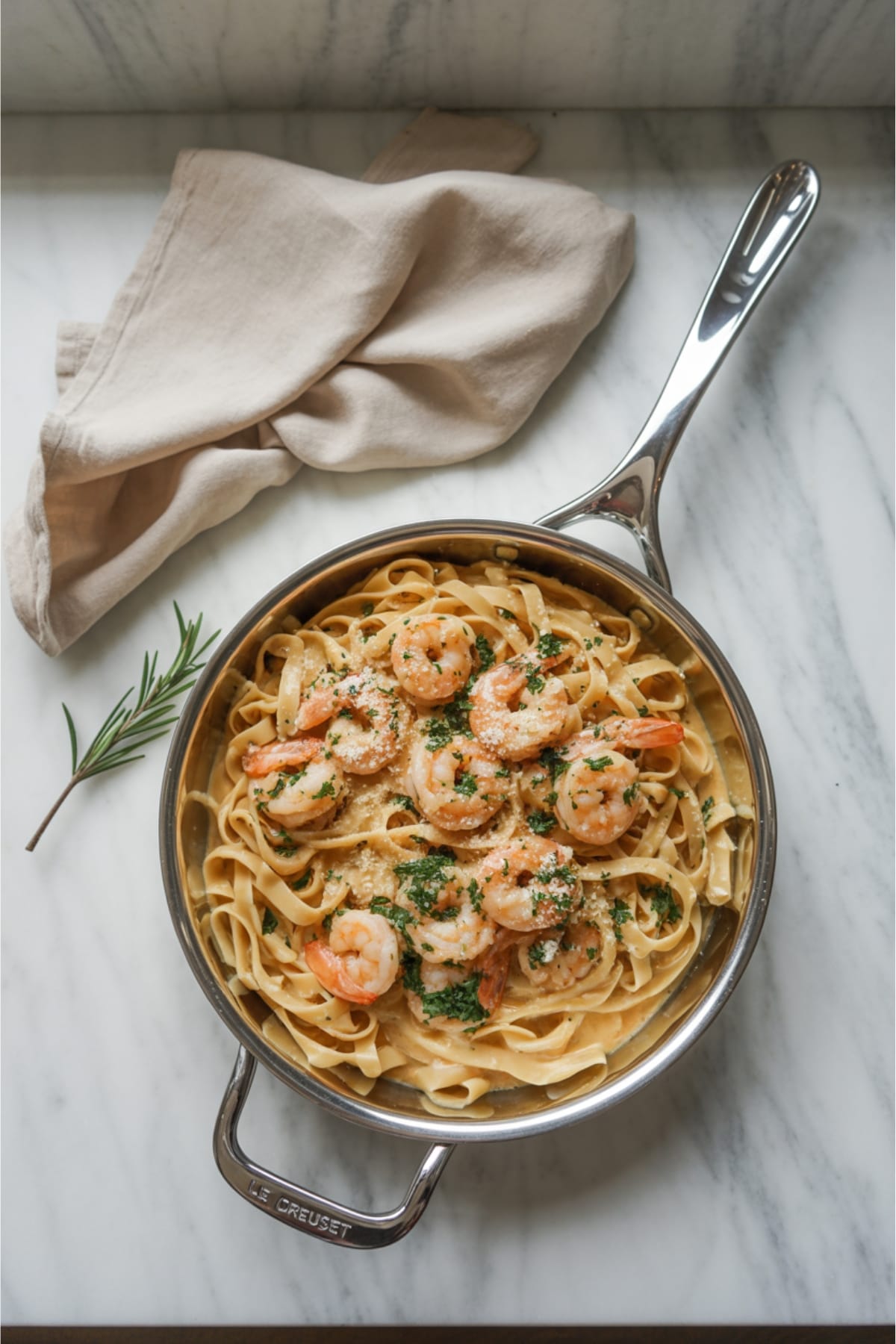Quick Creamy Shrimp Pasta Recipe