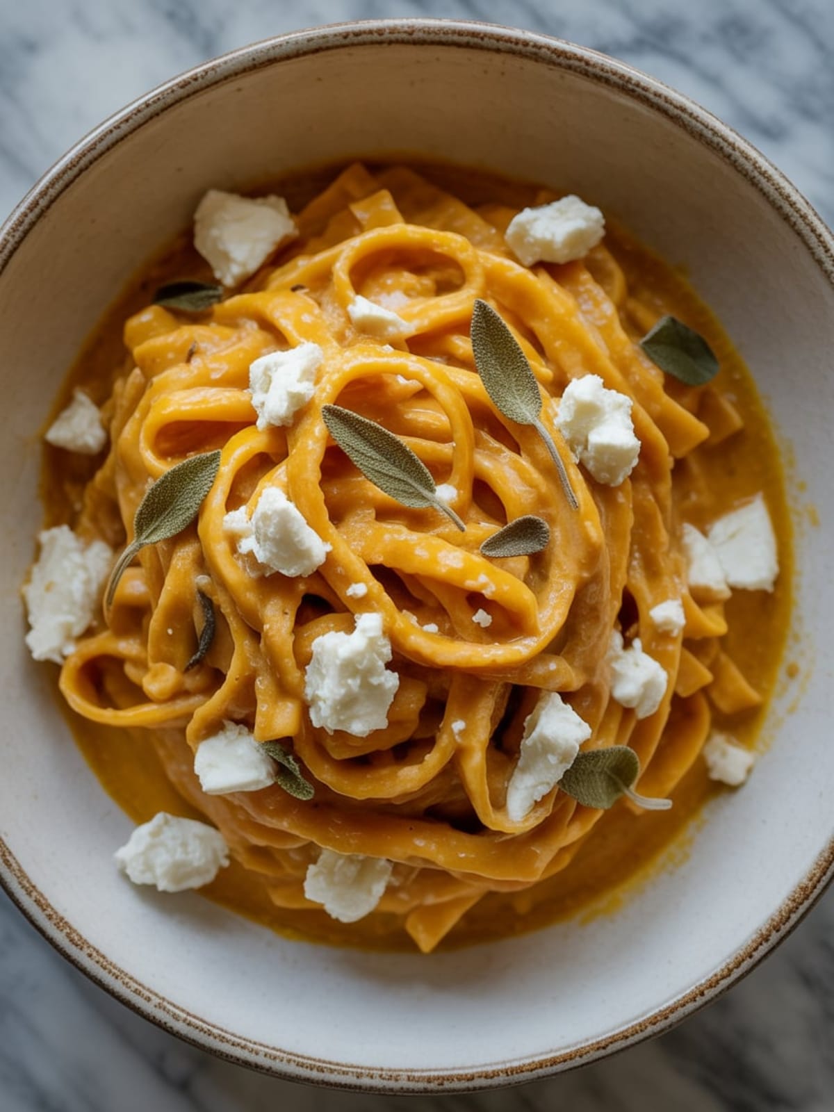 Quick Fall Pumpkin Feta Pasta for Easy Dinners