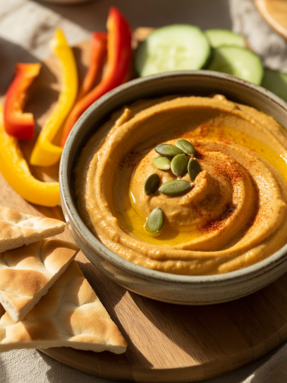 Savory Sage Pumpkin Hummus