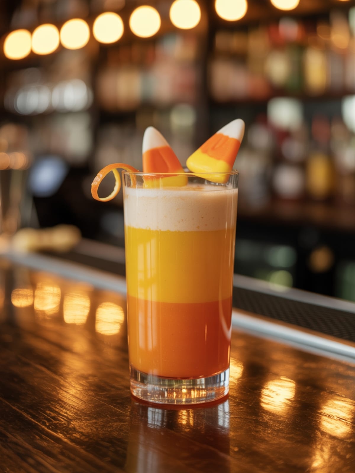 Spooky & Sweet: A Festive Candy Corn Cocktail for Halloween