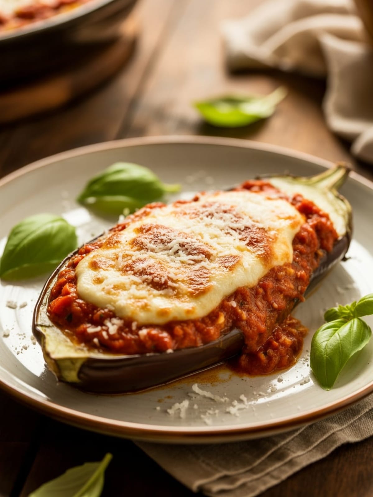 Stuffed Eggplant Parm: A Mouthwatering Italian Twist You'll Crave