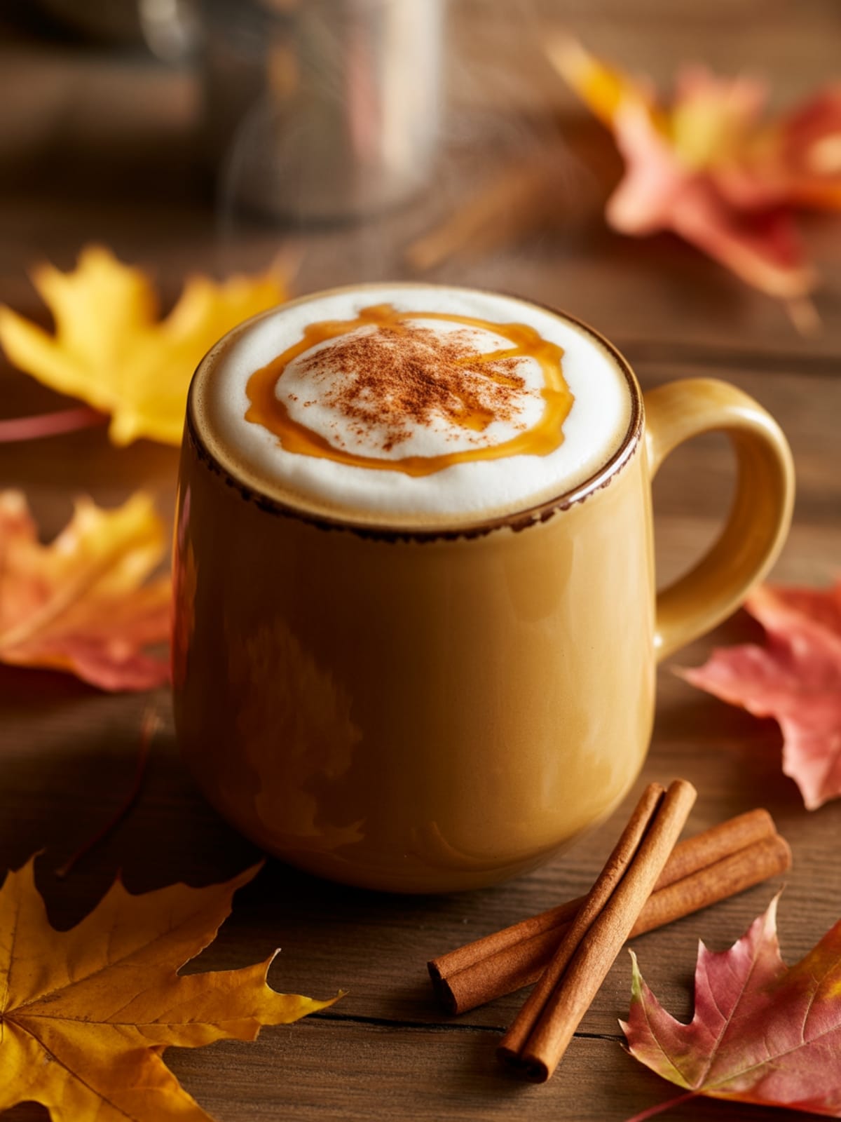 The Cozy Maple Cinnamon Latte You'll Want Every Morning
