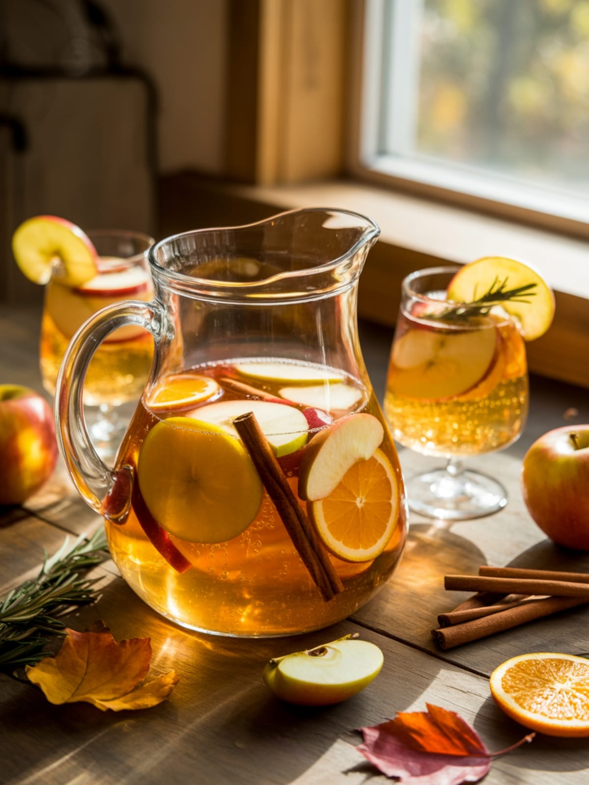 The Perfect Apple Cider Sangria for Fall Gatherings