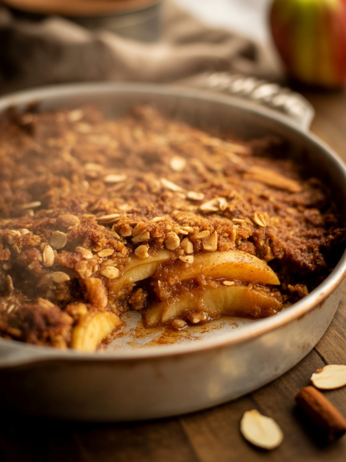 Vegan Chai Spiced Apple Crisp: A Cozy Autumn Dessert That Will Warm Your Soul