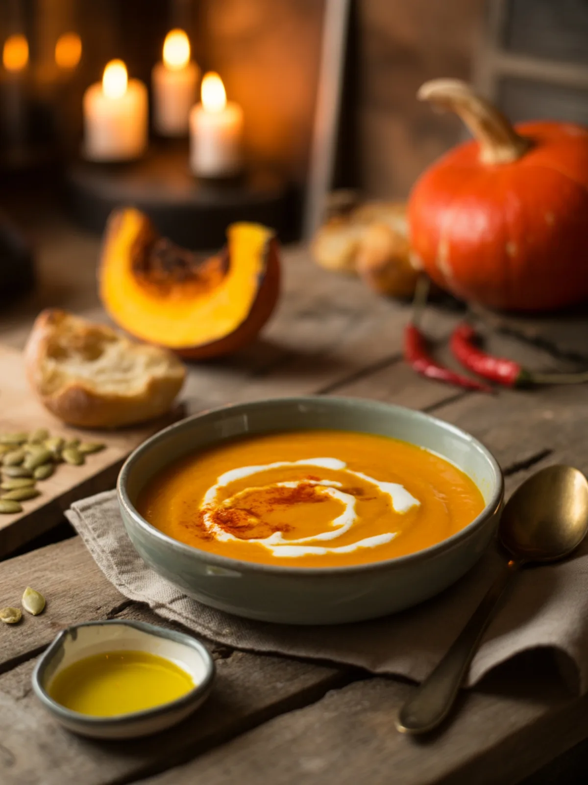 Warm Your Soul with Spanish-Style Spicy Roast Pumpkin Soup