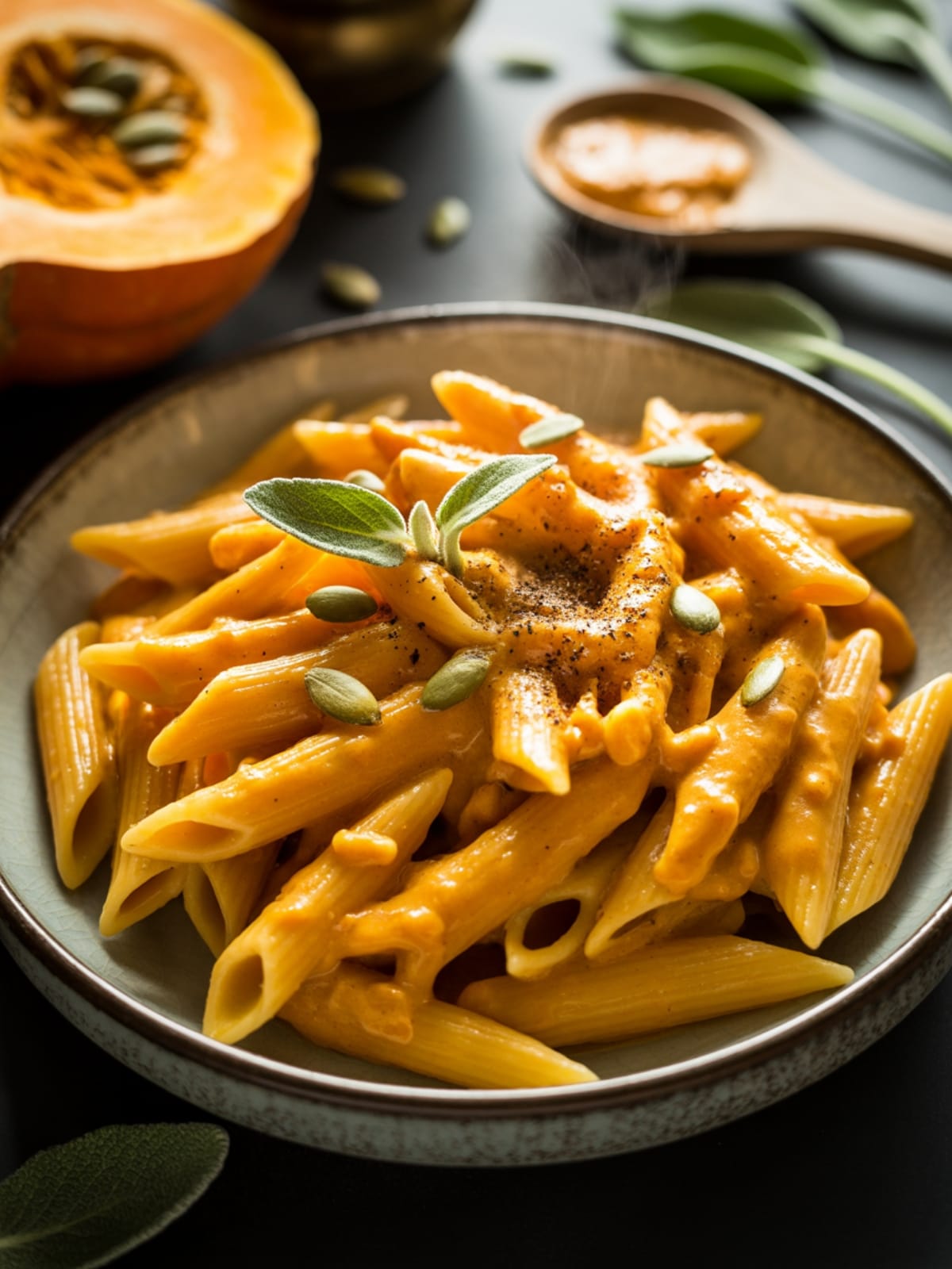 Creamy Miso Pumpkin Pasta for Cozy Autumn Nights