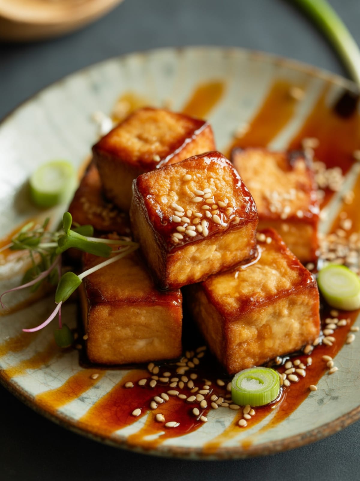 Crispy Miso Glazed Tofu: A Perfect Balance of Flavor and Texture