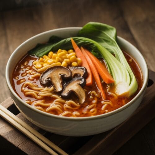 Easy One-Pot Spicy Miso Ramen (Vegan)