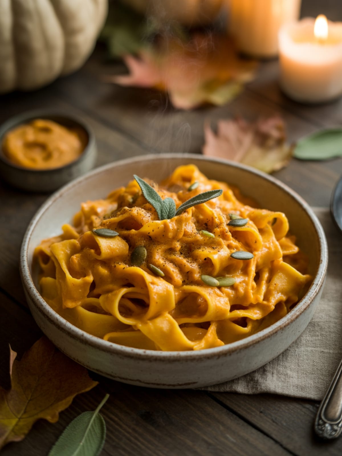 Miso Pumpkin Pasta