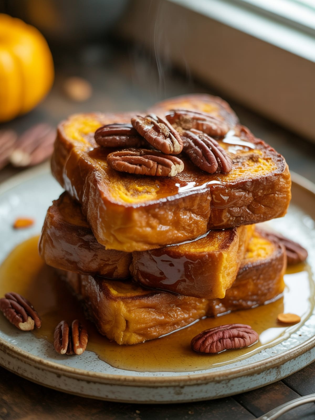 Pumpkin Brioche French Toast Casserole Recipe