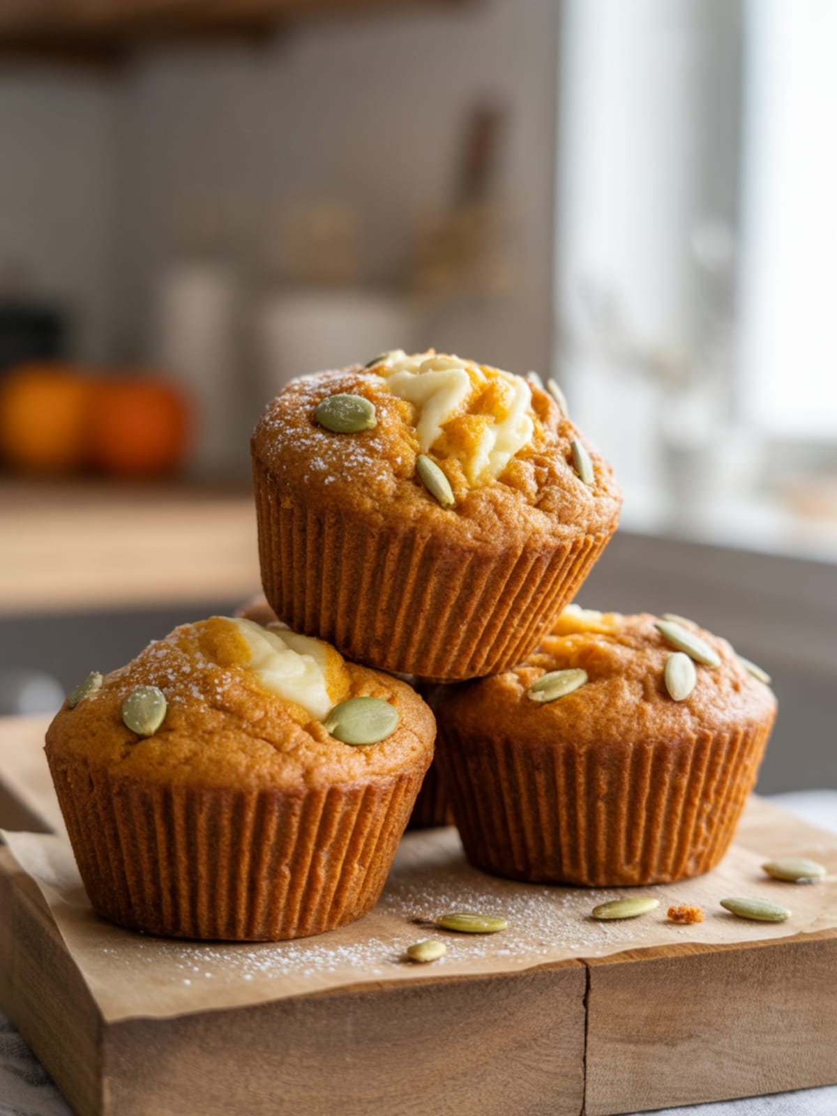 Pumpkin Cream Cheese Muffins Easy Autumn Treat
