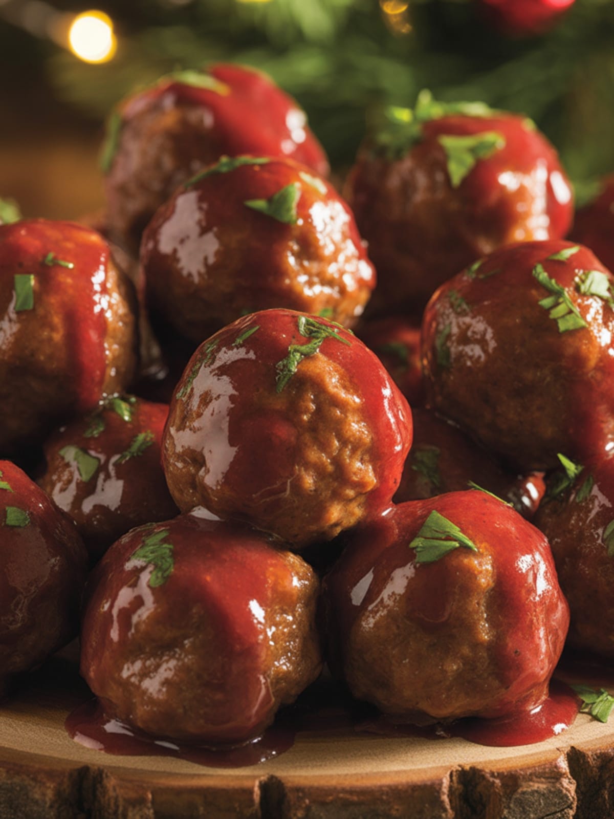 Christmas Cranberry Meatballs