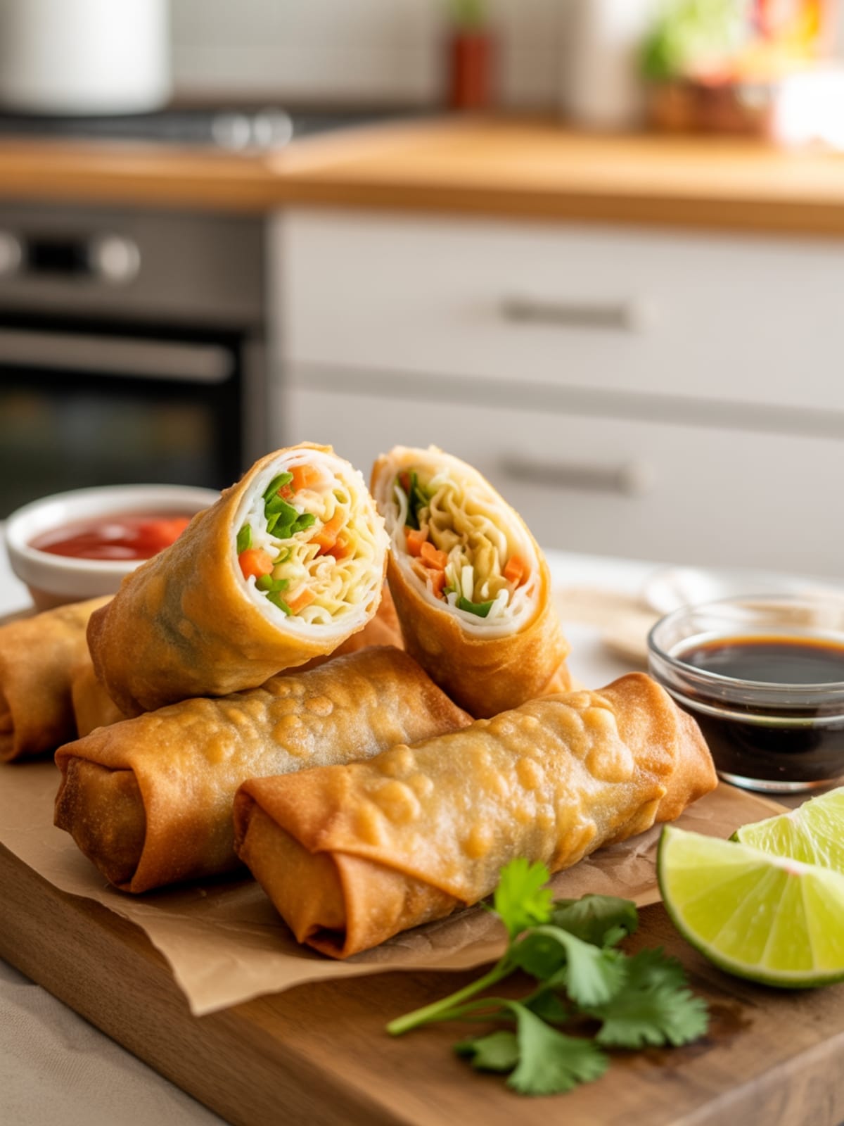 Crispy Air Fryer Egg Rolls That Are Better Than Takeout