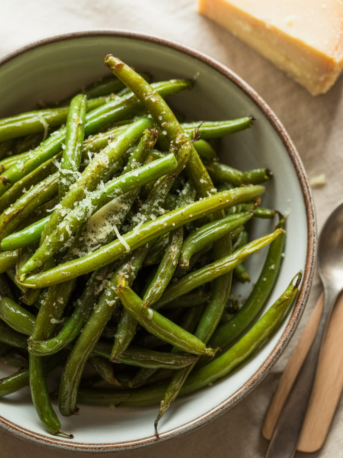 Crispy Parmesan Green Beans Perfect for Christmas Side Dishes