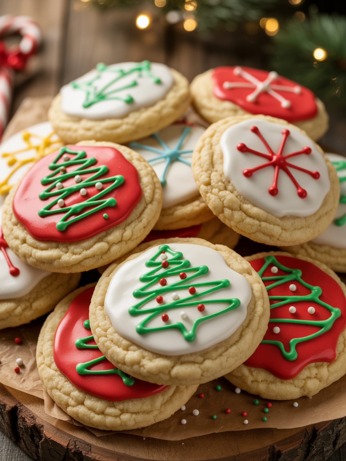 Crumbl Christmas Sugar Cookies