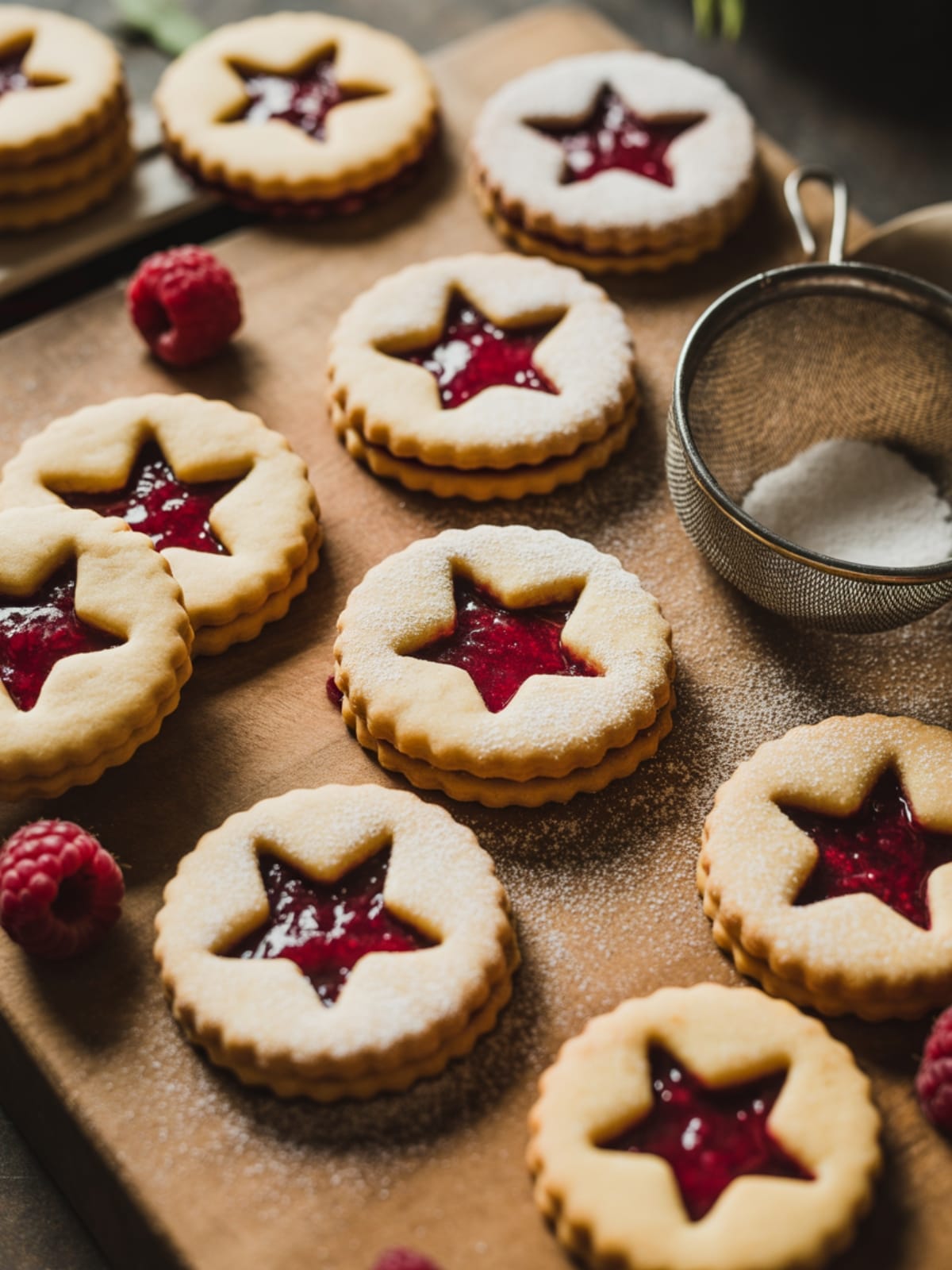 Easy Raspberry Linzer Cookies: A Buttery Window to Sweet Bliss
