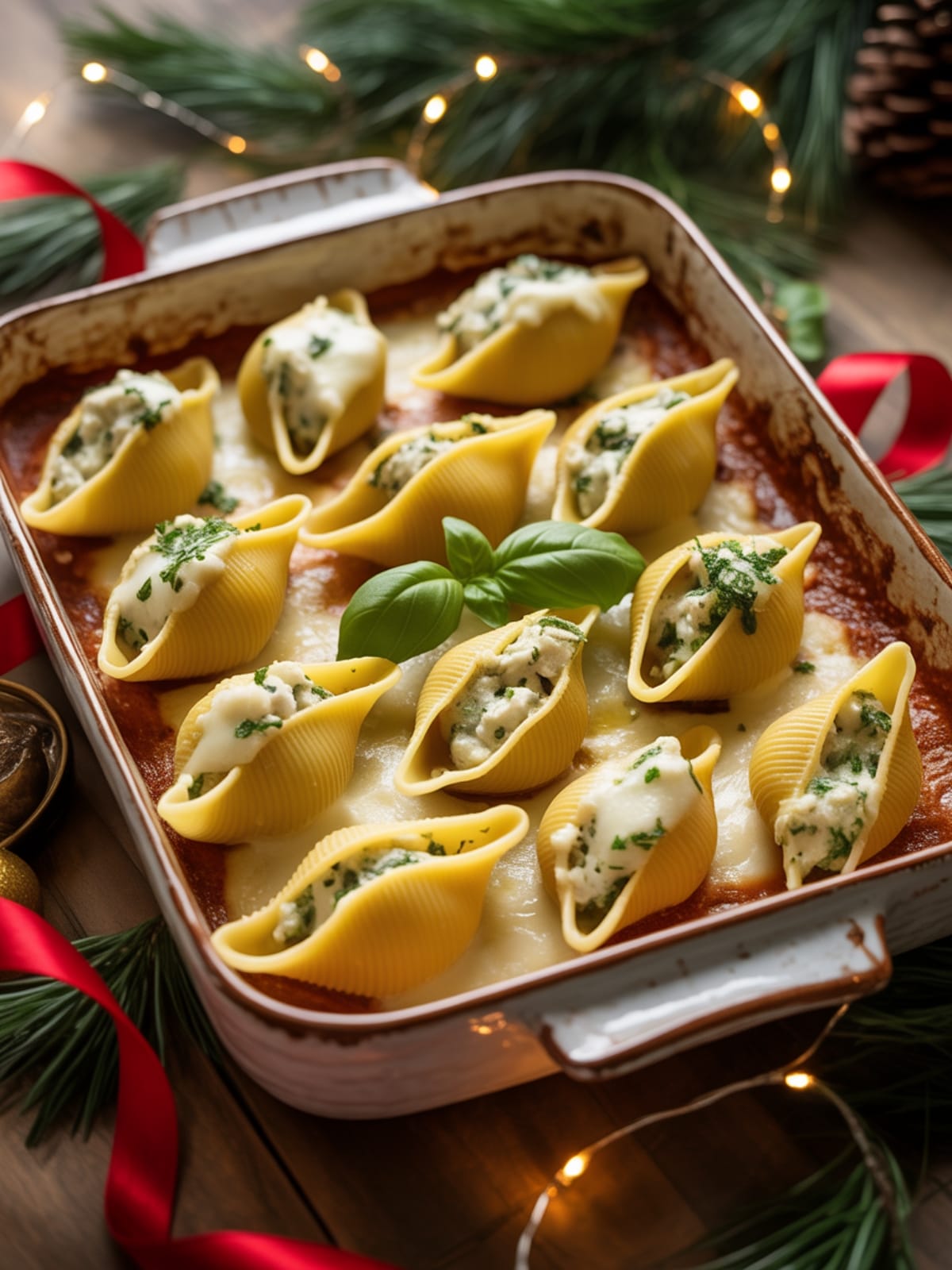 Festive Christmas Stuffed Shells Recipe for Holiday Dinner Magic