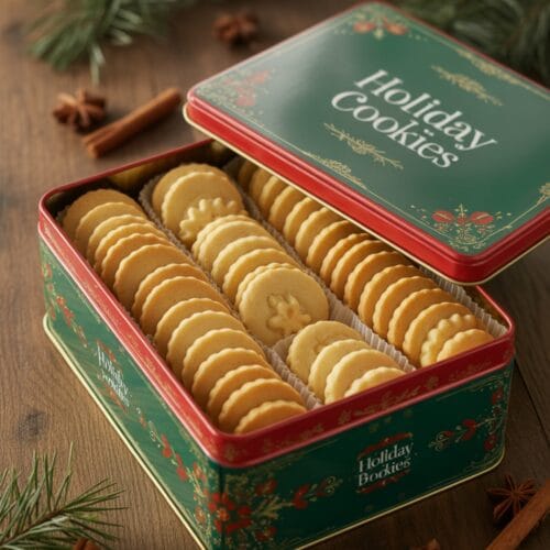 Holiday Butter Cookie Box