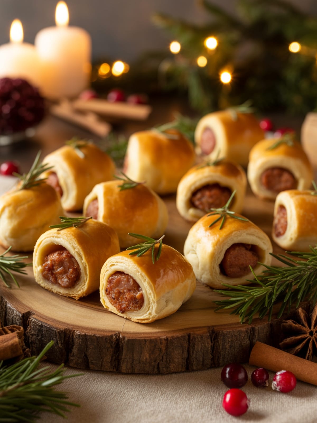 Holiday Pigs in a Blanket: A Festive Twist on a Classic Party Appetizer