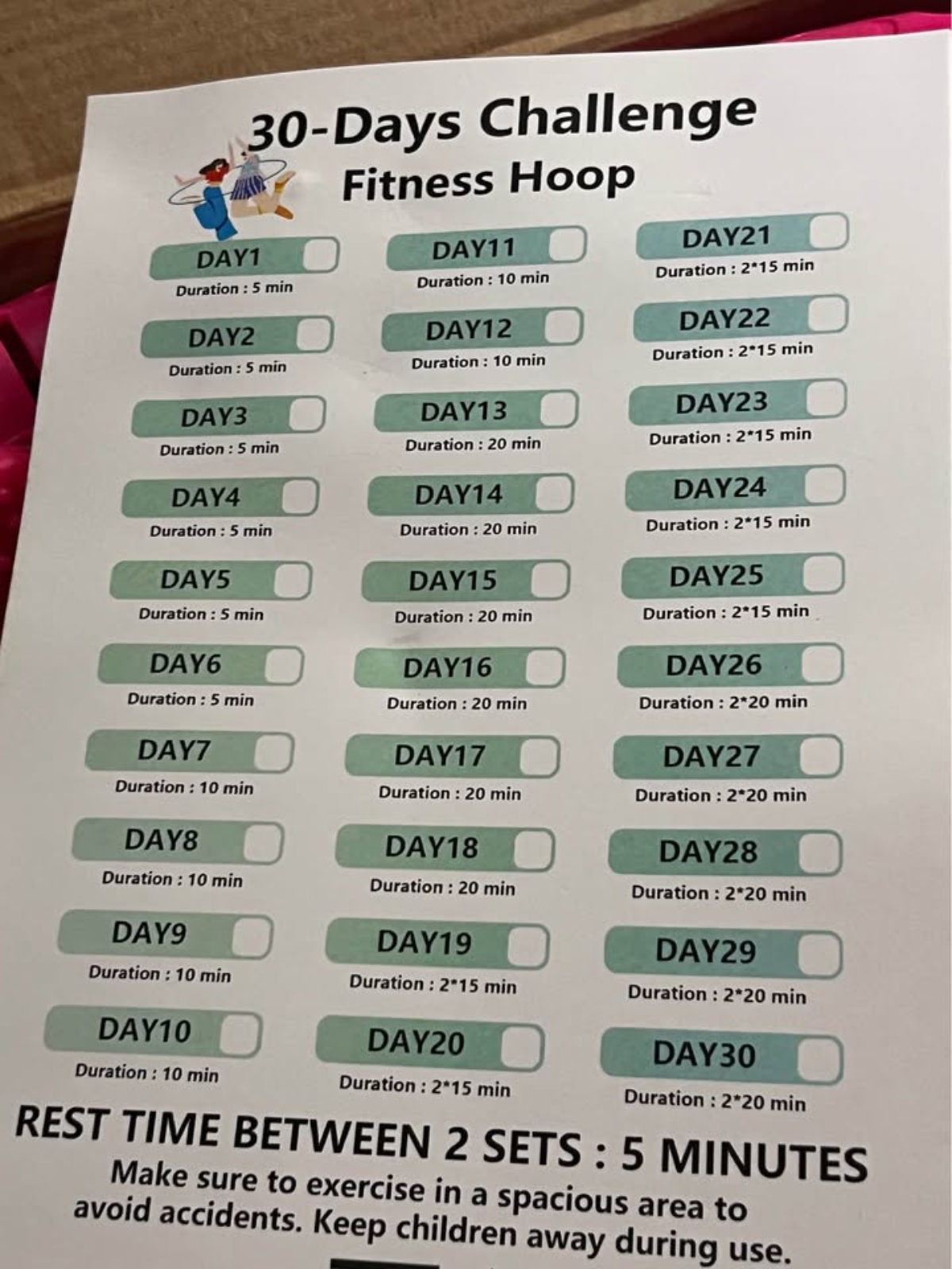 Infinity Hoop 30 Days