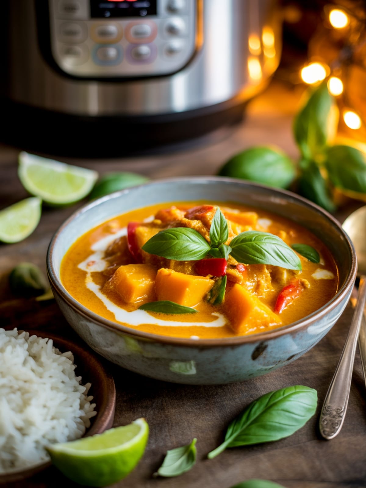 Instant Pot Thai Pumpkin Curry Quick Recipe