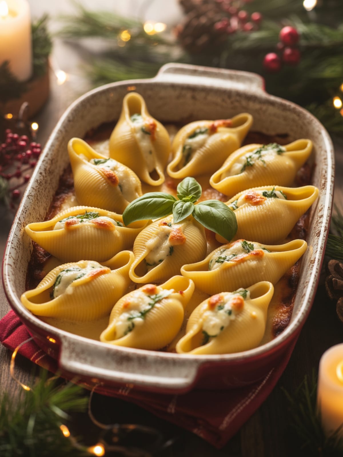 Joyful Christmas Stuffed Shells: A Festive Italian Feast