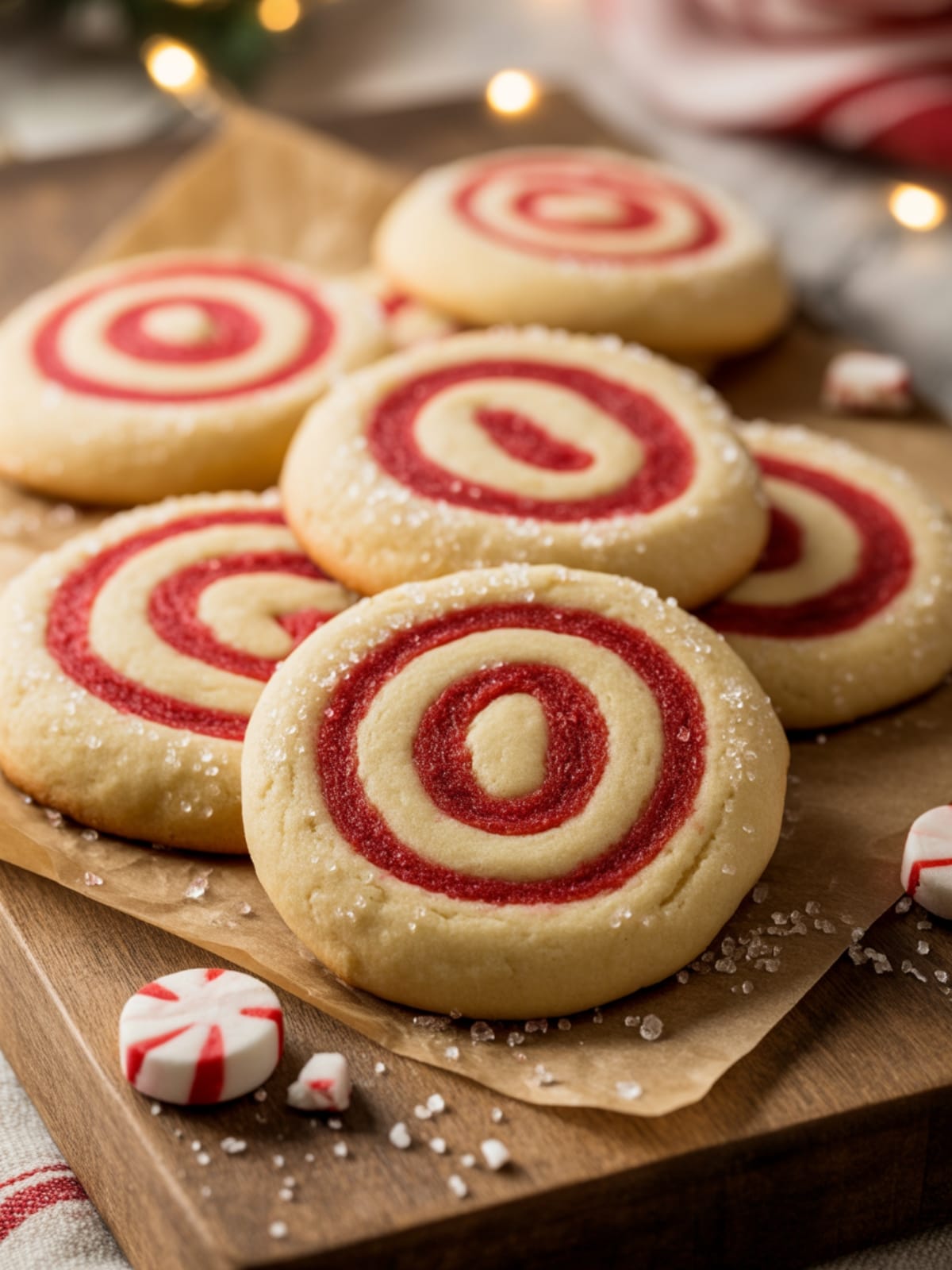 Peppermint Swirl Cookies
